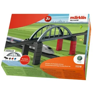 Märklin 72218 - Märklin my world - Baustein-Set Hochbahn-Brücke