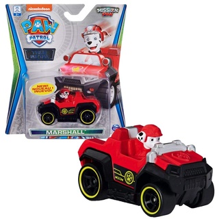 PAW PATROL Mini Fahrzeuge True Metal 1:55 | Die-Cast Classic Serie, Figur:Marshall Mission Paw