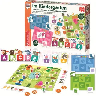 Jumbo Spiele - Ich lerne Im Kindergarten - Lernspiel für Kinder - Ab 3 Jahren - Art. Nr. 19568, 440 x x 320