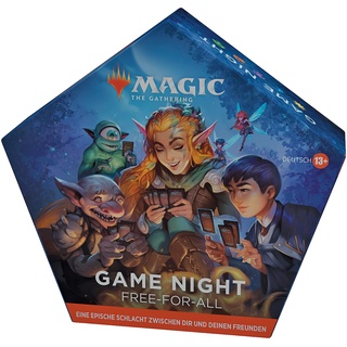 Magic the Gathering Game Night: Jeder-gegen-Jeden 2022, Fantasy-Kartenspiel für 2-5 Spieler-Amazon Exklusiv (Deutsche Version), Multi, D0151100