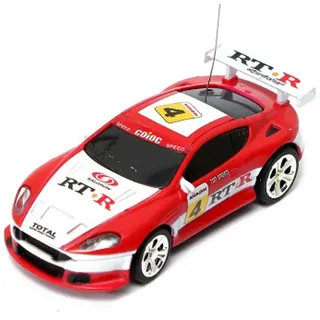 KIMBOSMART 1/58 40 MHz 4CH Elektrisches Mini-RC-Auto mit LED Light Radio Remote Control Mini Racing Toys Model