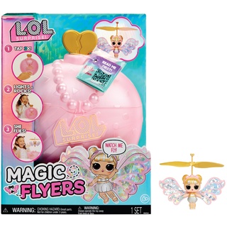 LOL Surprise Magic Flyers - Sky Starling - Handgesteuerte fliegende Puppe - Sammlerpuppe mit Touch-Flasche zum Auspacken - Ideal für Mädchen ab 6 Jahren