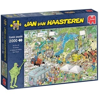 Jumbo Spiele Puzzle Jumbo 20047 Jan van Haasteren Das Filmset 2000 Teile Puzzle, 2000 Puzzleteile, Made in Europe bunt