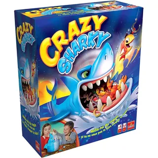 Goliath Crazy Sharky, Kinderspiel ab 4 Jahren, Brettspiel für 2 bis 4 Spieler