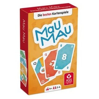 ASS Kartenspiel 22572039 Mau Mau, ab 4 Jahre, 2-4 Spieler