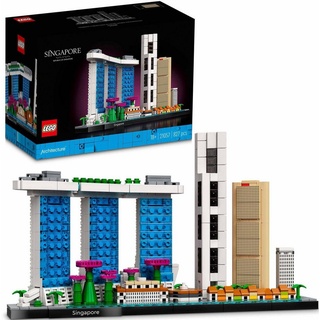 LEGO® Konstruktionsspielsteine Singapur (21057), LEGO® Architecture, (827 St) bunt