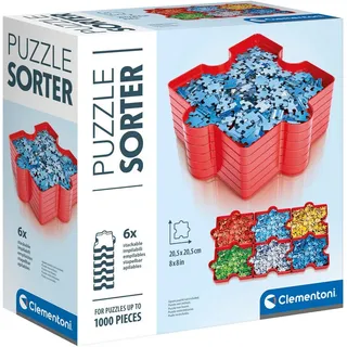 Clementoni® Puzzle Sortierer, Puzzleteile, Made in Europe bunt