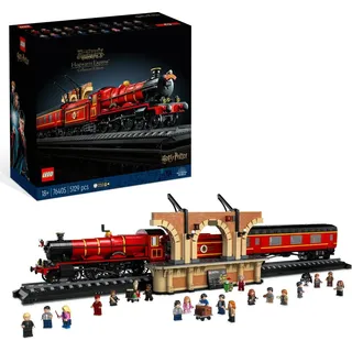 LEGO 76405 Harry Potter: Hogwarts Express – Sammleredition, legendäres Dampf-Zug-Modell aus den Filmen, Fanartikel mit Minifiguren