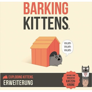 Asmodee Exploding Kittens - Barking Kittens 3.Erweiterung (DE)