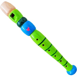 keepdrum KFL1GR Flöte aus Holz für Kinder Grün