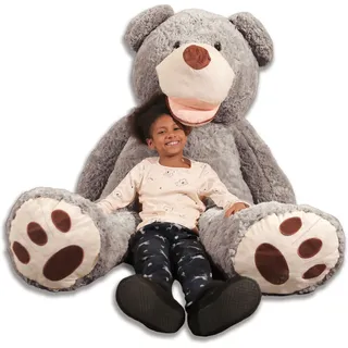 Banabear Lerosier Teddy trägt Riesenplüsch von 130 bis 340 cm !! Teddybär Teddybär Riesiger Bär (Grau, 200 cm)