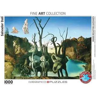 Eurographics 6000-0846 - Schwäne spiegeln Elefanten von Salvador Dalí , Puzzle, 1.000 Teile