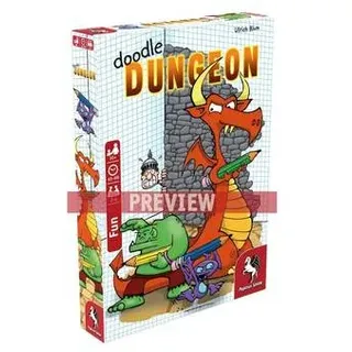 51846G - Doodle Dungeon, Brettspiel, 2-4 Spieler, ab 10 Jahren (DE-Ausgabe)