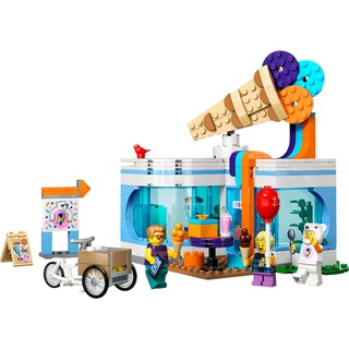 LEGO® Spielbausteine LEGO 60363 City Eisdiele, Konstruktionsspielzeug, (Set, 296 St) bunt