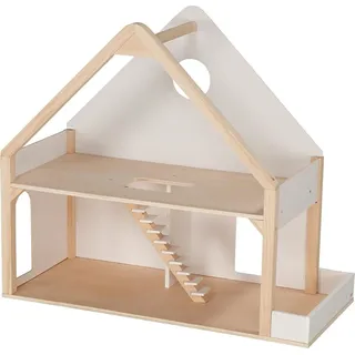 goki 51523 Puppenhaus 2 Etagen Holz 74 x 33,5 x 66 cm