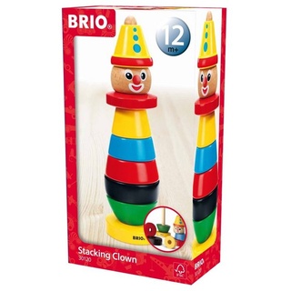 BRIO® Steckspielzeug Brio Kleinkindwelt Holz Steckspielzeug Clown 9 Teile 30120