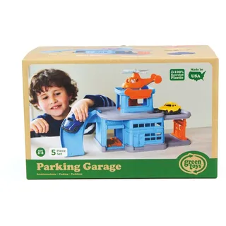 Green Toys - Parkgarage mit Hubschrauber und 2 Autos / Green Toys / Spiele (außer Software)