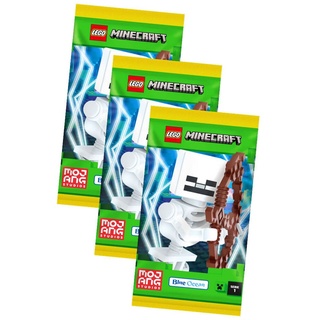 Blue Ocean Sammelkarte Lego Minecraft Karten Serie 1 - Sammelkarten Trading Cards (2024) - 3, Lego Minecraft Karten Serie 1 - 3 Booster Karten