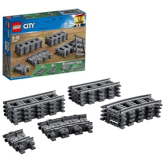 LEGO City 60205 Schienen, 20 Stück, Erweiterungsset für Kinder