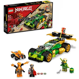 LEGO 71763 NINJAGO Lloyds Rennwagen EVO, Auto-Spielzeug ab 6 Jahren mit Rennauto und Schlangen-Figuren