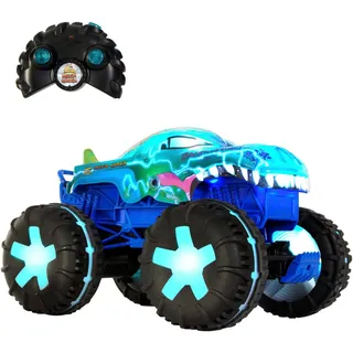 Hot Wheels RC-Monstertruck Monster Trucks Mega-Wrex Alive-Fahrzeug, mit Licht und Sound bunt