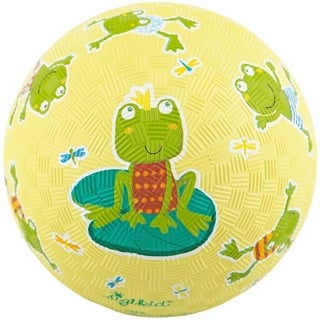 sigikid 43087 Frosch Kautschukball-12, grün/Frosch/12 cm