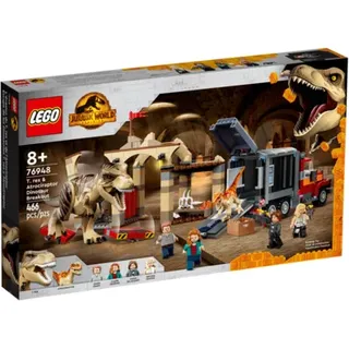 LEGO® Jurassic WorldTM 76948 T. Rex & Atrociraptor: Dinosaurier-Ausbruch