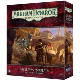 Fantasy Flight Games Arkham Horror LCG – Die Schlüssel Scharlachrot Exp.Kampagne – Kartenspiel auf Spanisch