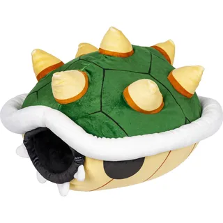 Club Mocchi Mocchi Bowser Plüschtier 40cm, Nintendo & Mario Merchandise, Schlafzimmerzubehör für Kinder, Kuscheltier, Super Mario Stofftier für Jungen und Mädchen, geeignet ab 3 Jahren +