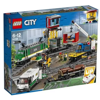 LEGO® Konstruktionsspielsteine LEGO® City 60198 Güterzug, (1226 St)