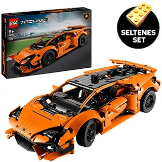 LEGO® Lamborghini Huracán Tecnica Orange (42196), LEGO Technic Konstruktionsspielsteine, (806 St), Seltenes Set; Made in Europe bunt