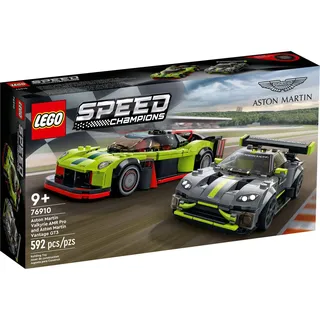 LEGO® Konstruktionsspielsteine LEGO® Speed Champions 76910 Aston Martin Valkyrie AMR Pro & Aston, (592 St)