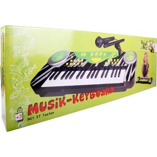 Boogie Bee Elektronisches Keyboard mit Mikrofon Länge 68 cm / VEDES Großhandel GmbH - Ware / Sonstige