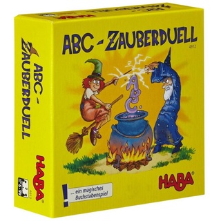 Haba Spiel, ABC Zauberduell, Lernspiel ab 6 Jahren Buchstabenlernen mehrfarbig