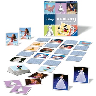 Ravensburger Collector's memory® Walt Disney - 27378 - Das weltbekannte Gedächtnisspiel mit Bildkarten, die mit Silberfolie ausgestattet sind - einzigartiges memory® für große und kleine Disney-Fans