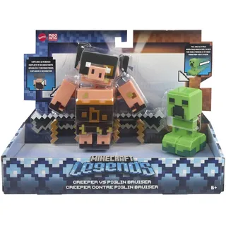 Mattel - Minecraft Legends Creeper vs Piglin Brute / Mattel / Spiele (außer Software)