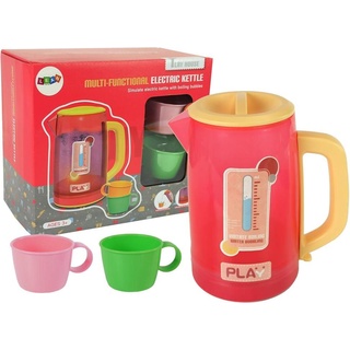 Lean Toys Elektrischer Wasserkocher für Kinder, Wasserkocher, Rosa