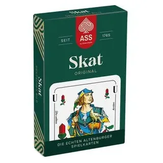 ASS Kartenspiel Altenburger 10045028, Skat, ab 8 Jahre, 3 Spieler, Deutsches Bild