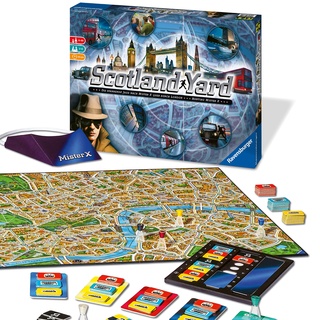 Ravensburger Gesellschaftsspiel 26601 - Scotland Yard - Familienspiel, Brettspiel für Kinder und Erwachsene, Spiel des Jahres, für 2-6 Spieler, Spiel ab 8 Jahre
