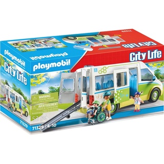 Playmobil® Konstruktions-Spielset Schulbus (71329), City Life, (53 St), Made in Europe bunt