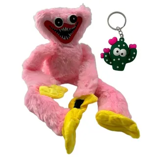 Huggy Wuggy Poppy Playtime Huggy Wuggy Kuscheltiere Blau Plüsch New Horror Game Hagiwagi Plüschpuppe für Kinder 40 cm Rosa+GRATIS Schlüsselanh...