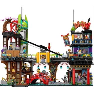 LEGO® Spielbausteine Ninjago - Die Märkte von Ninjago City (71799), (6163 St)