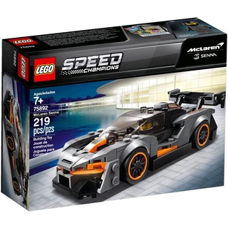 LEGO 75892 Speed Champions McLaren Senna Rennwagen, Bauset mit Rennfahrer-Minifigur, Forza Horizon 4 Erweiterungsset