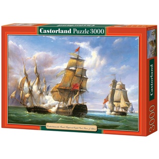 Castorland Puzzle Castorland C-300037-2 Copy ofCombat21st April 1806,PJ Gi,Puz, Puzzleteile
