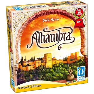 Queen Games - Alhambra - Revised Edition I Basisspiel I Spiel des Jahres I Gesellschaftsspiel ab 8 Jahren I Familienspiel für Spieleabend I Brettspiel für 2-6 Spieler