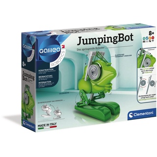Clementoni Galileo Robotics – JumpingBot, springender Roboter zum Selbstbauen, Einstieg in Elektronik & Robotik, High-Tech für Schulkinder, Spielzeug für Kinder ab 8 Jahren von Clementoni 59160