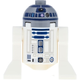 LEGO Star Wars R2-D2 Minifigur 2014 Version, Lavender Dots, Small Receptor