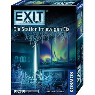 KOSMOS 692865 EXIT® - Das Spiel - Die Station im ewigen EIS, Level: Fortgeschrittene, Escape Room Spiel, EXIT Game für 1-4 Spieler ab 12 Jahre, einmaliges Gesellschaftsspiel