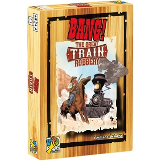 Asmodee DV Giochi Bang Extension — The Great Train Robbery — Brettspiele — Kartenspiele für Kinder ab 8 Jahren — 4 bis 7 Spieler — englische Version