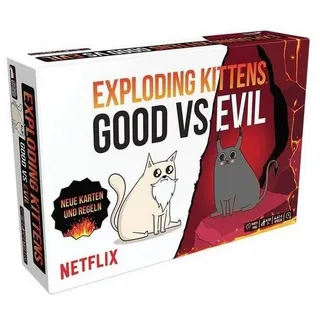 Asmodee Spiel, Familienspiel EXKD0027 - Exploding Kittens: Good vs. Evil, für 2-5..., Strategiespiel